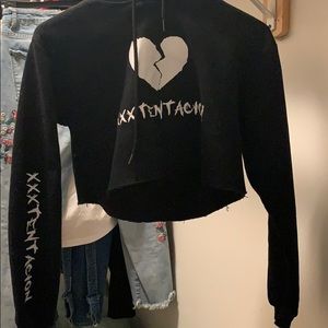 Xxxtentacion cropped hoodie sweatshirt